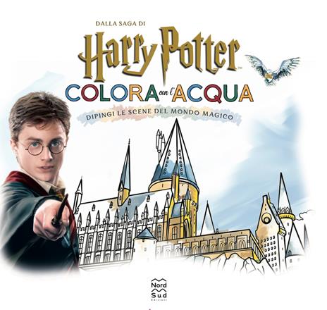 Harry potter. Colora con l'acqua. Con pennarello - 4