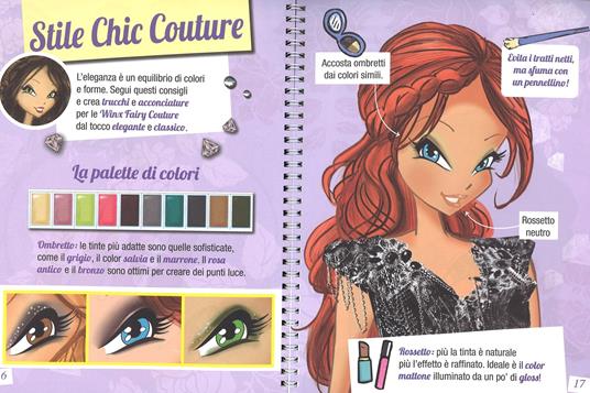 Magico make-up. Winx Fairy Couture. Ediz. a spirale. Con Adesivi - 4