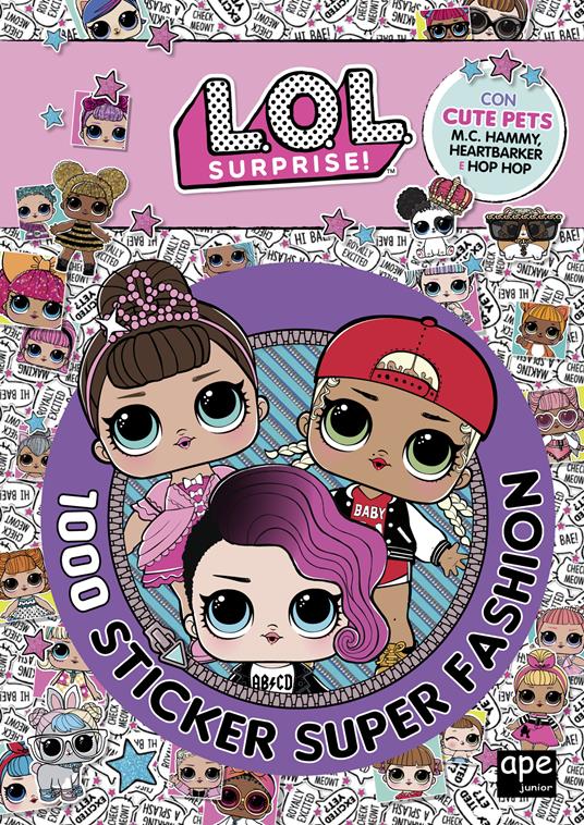 1000 sticker super fashion. L.O.L. Surprise! Ediz. a colori - copertina