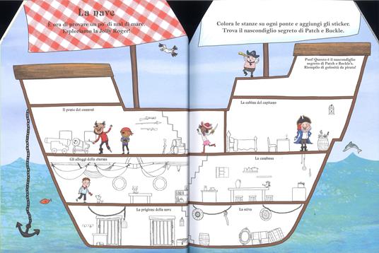 La mia nave dei pirati. Con adesivi. Ediz. a colori - Nicola Friggens,Hannah Cockayne,Amy Oliver - 3