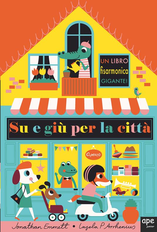 Su e giù per la città. Ediz. a colori - Jonathan Emmett - copertina