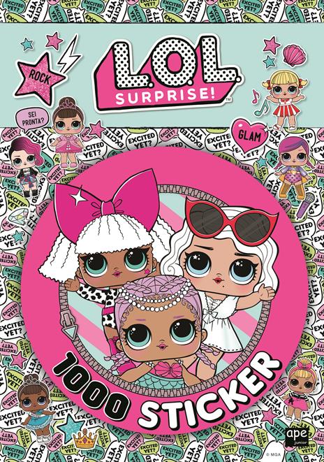 1000 sticker. L.O.L. Surprise! Con adesivi - copertina