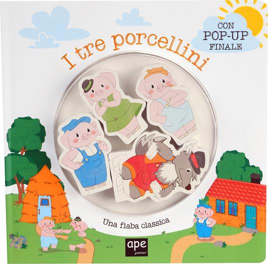 I tre porcellini. Gioca le fiabe. Ediz. a colori - Libro - Ape Junior - Libri  gioco