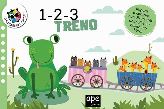 Il treno 123. Ediz. a colori. Con puzzle - Libro - Ape Junior - Libri gioco  | IBS