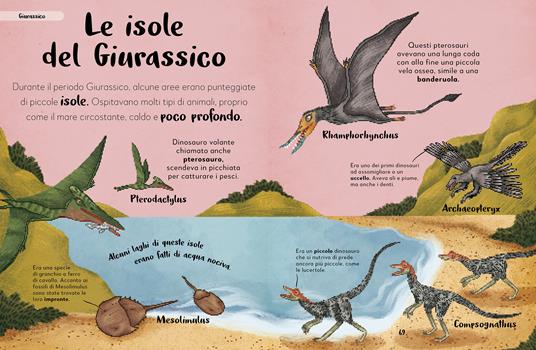 Dinosauri e altre creature preistoriche. Storie per bambini curiosi. Vieni a conoscere più di 100 animali vissuti tanto tempo fa. Ediz. a colori - 3