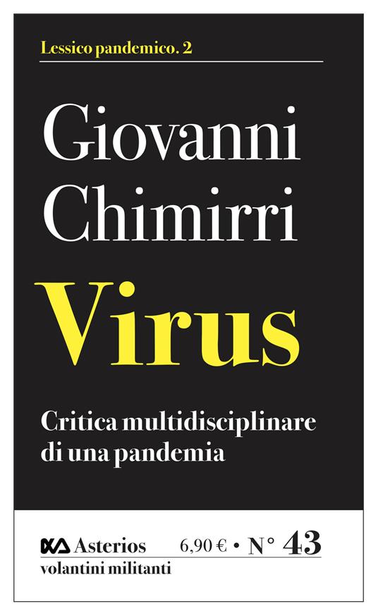 Virus. Critica multidisciplinare di un'epidemia - Giovanni Chimirri - copertina