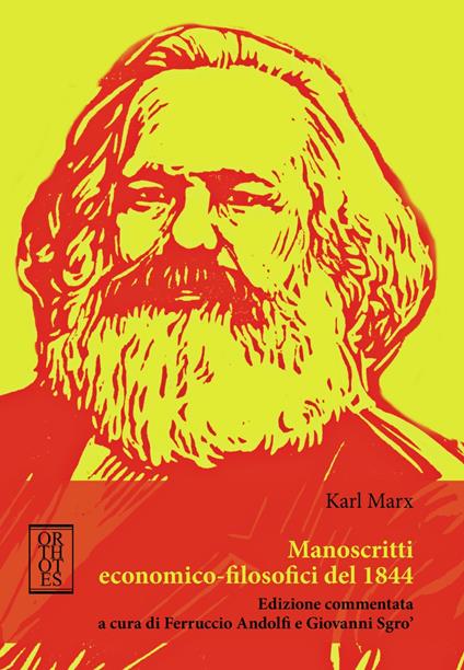 Manoscritti economico-filosofici del 1844 - Karl Marx - copertina