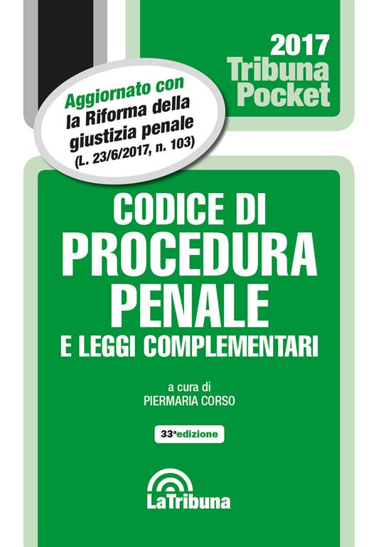 Codice di procedura penale e leggi complementari - copertina