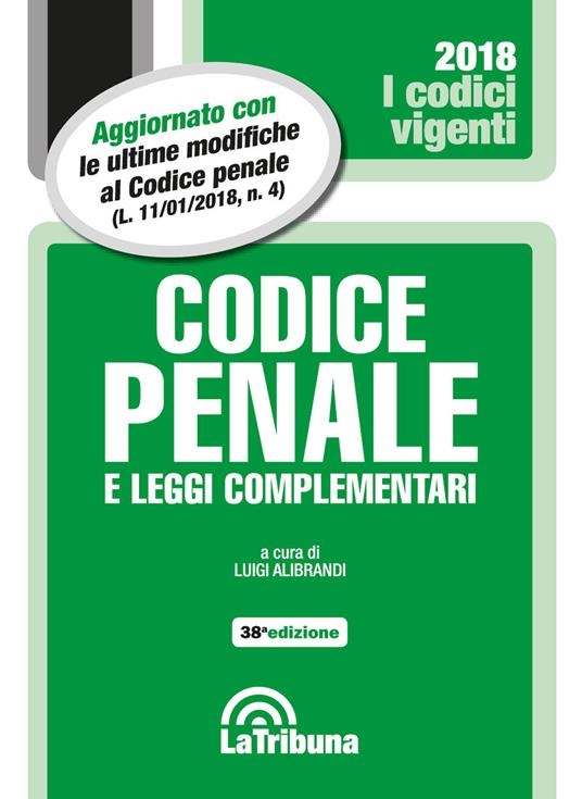 Codice penale e leggi complementari - copertina