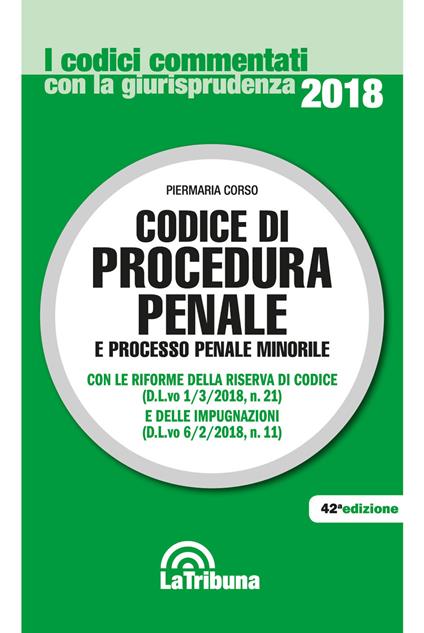 Codice di procedura penale e processo penale minorile - copertina