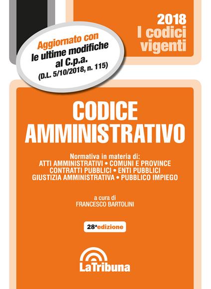 Codice amministrativo - copertina