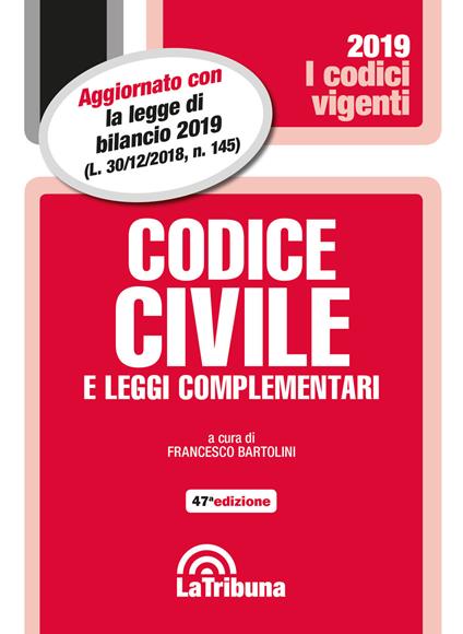 Codice civile e leggi complementari - copertina