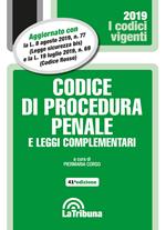 Codice di procedura penale e leggi complementari