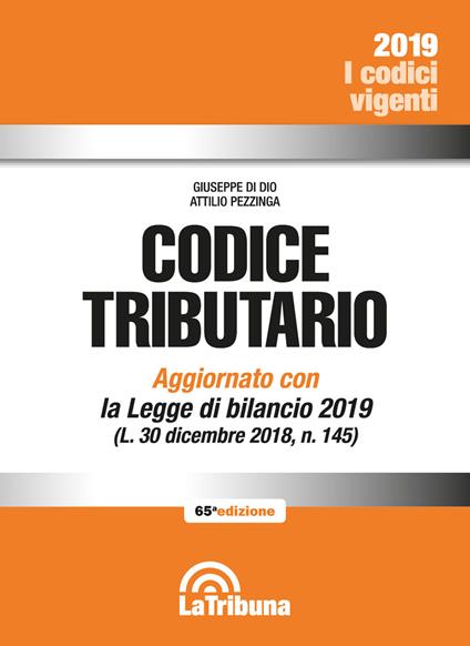 Codice tributario - Giuseppe Di Dio,Attilio Pezzinga - copertina