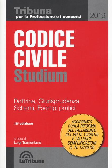 Codice civile Studium. Dottrina, giurisprudenza, schemi, esempi pratici - copertina