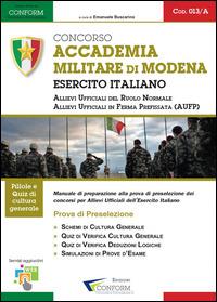 Concorso accademia militare di Modena. Esercito italiano. Prova di preselezione - copertina