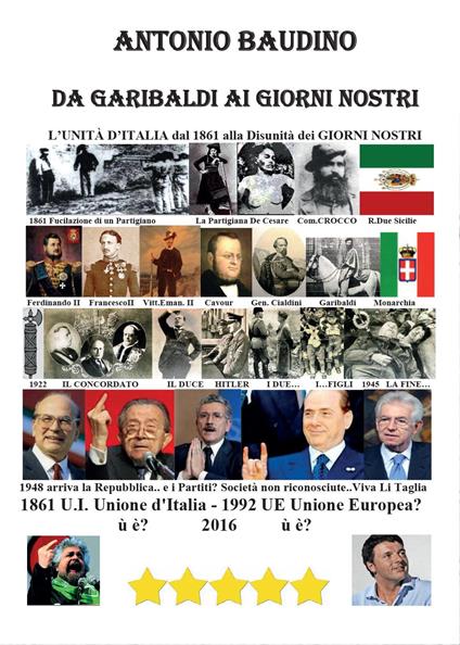 Da Garibaldi ai giorni nostri - Antonio Baudino - copertina