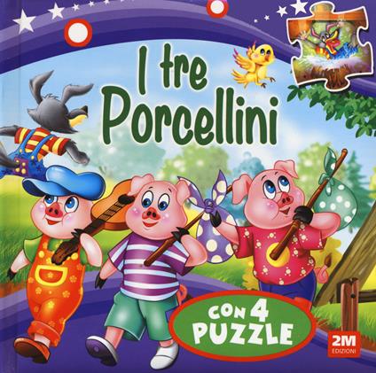 I tre porcellini. Libro puzzle - copertina