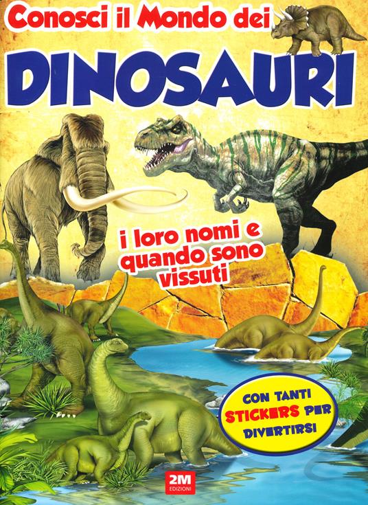 Dinosauri. Sticker. Trendy model. Ediz. a colori - Libro - 2M 