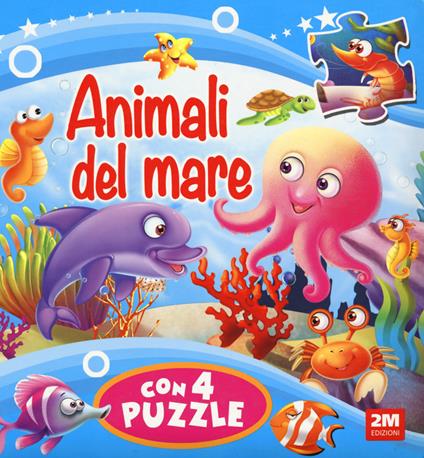 Animali del mare. Libro puzzle - copertina