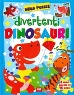 Divertenti dinosauri. Mega puzzle