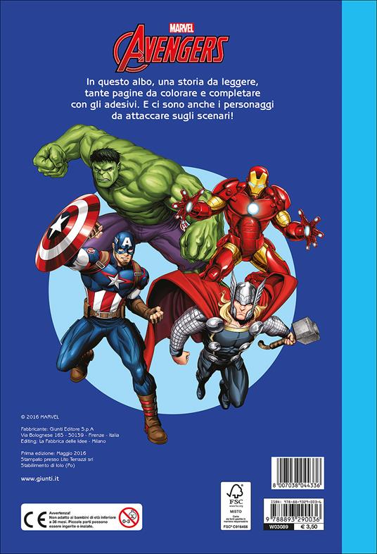 Avengers. Staccattacca e colora. Ediz. illustrata - 6