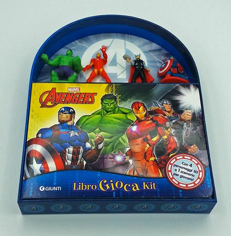 Avengers. Maxi libro gioca kit. Ediz. a colori. Con gadget, Marvel Libri