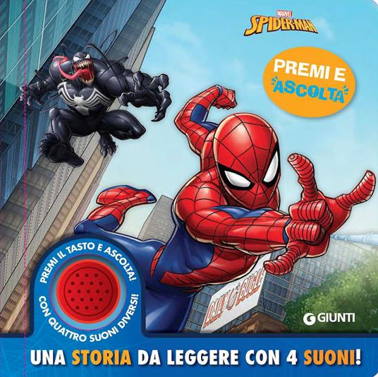 Spiderman. Una storia da leggere con 4 suoni. Premi e ascolta. Ediz. a colori - copertina