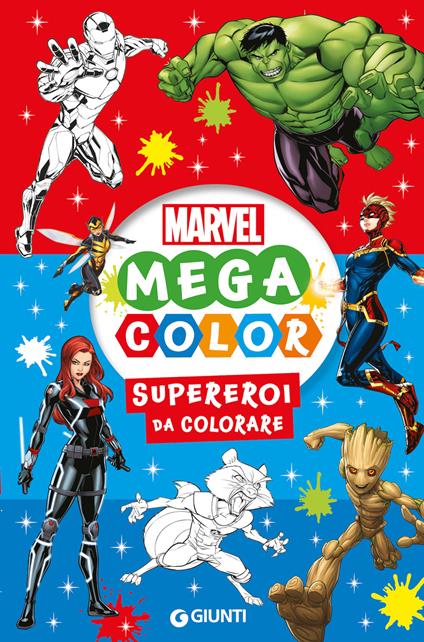 Mega color Marvel. Supereroi da colorare - copertina