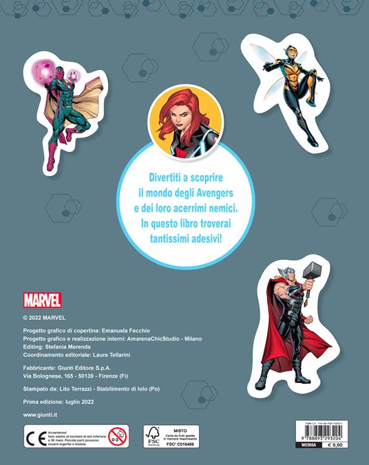 Marvel Avengers. Superstaccattacca special. Ediz. a colori - 9788893293204  in Libri con adesivi