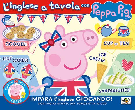 L'inglese a tavola con Peppa Pig. Ediz. illustrata - Elisa Carati - copertina