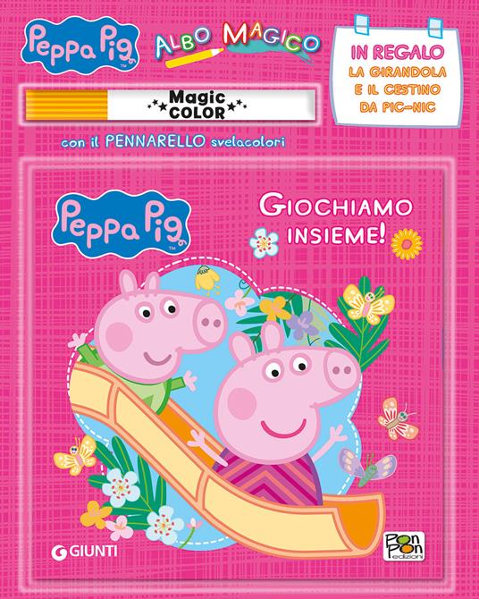 Giochiamo insieme! Albo magico. Peppa Pig. Con gadget - Cristina Panzeri - copertina