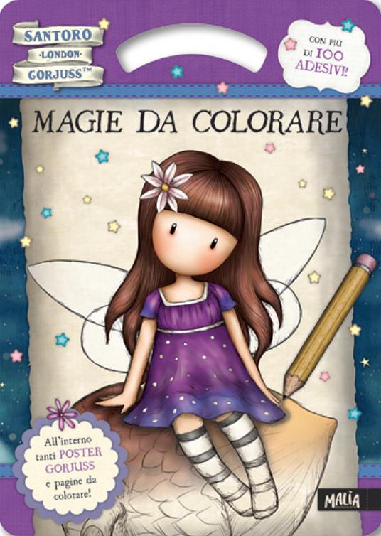 Magie da colorare. Gorjuss. Con adesivi. Ediz. a colori - Marilla Pascale -  Libro - Pon Pon Edizioni - Malìa-Gorjuss