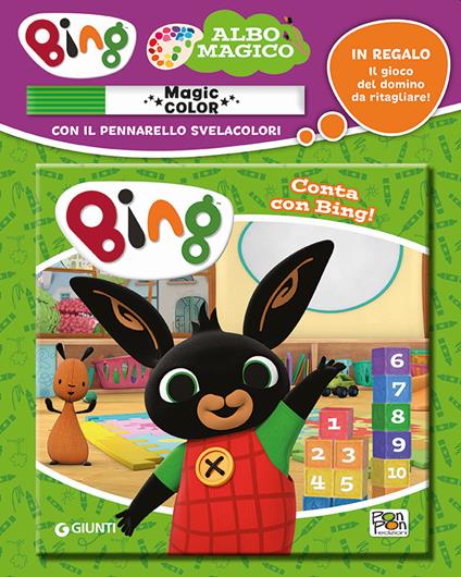 Conta con Bing!. Albo magico. Bing. Ediz. illustrata. Con pennarello - Cristina Panzeri - copertina