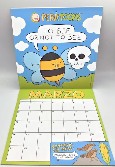 Pera Toons. Calendario da parete. Con Adesivi - Pera Toons - 6