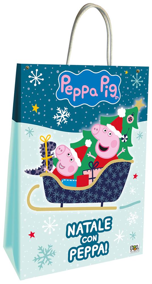 Natale con Peppa. Shopper bag. Peppa Pig. Ediz. a colori - Libro - Pon Pon  Edizioni - | IBS