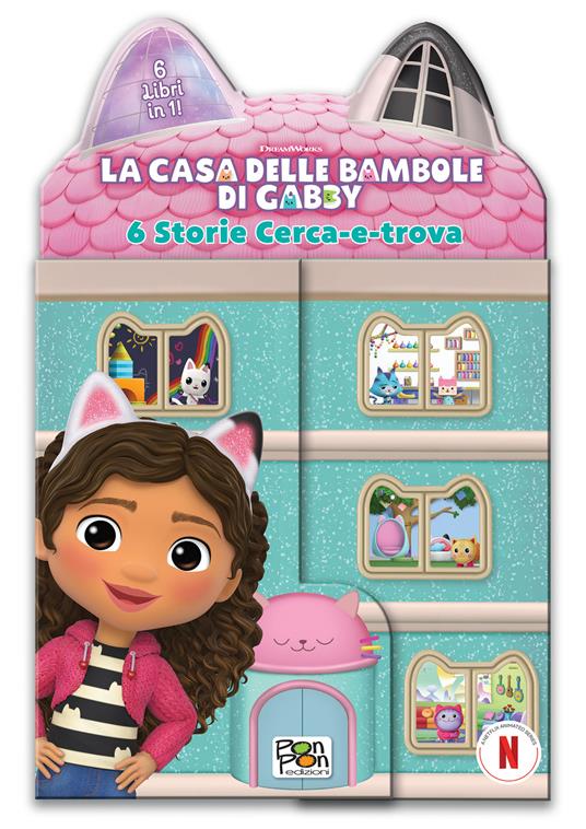 Libro casetta. Sei storie cerca-e-trova. La casa delle bambole di Gabby. Ediz. a colori - Lisa Capiotto - copertina