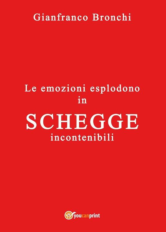 Le emozioni esplodono in schegge incontenibili - Gianfranco Bronchi - copertina