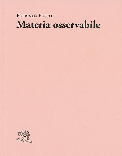 Materia osservabile - Florinda Fusco - copertina