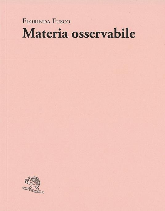 Materia osservabile - Florinda Fusco - copertina