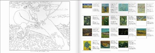 Libro da colorare di Van Gogh