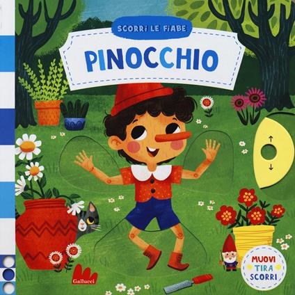 Pinocchio. Scorri le fiabe. Ediz. a colori - Miriam Bos - copertina