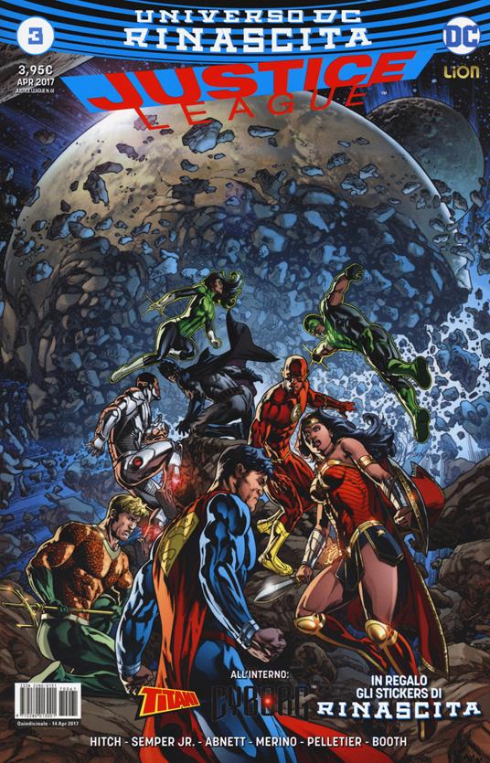 Rinascita. Justice League. Con Adesivi. Vol. 3 - copertina