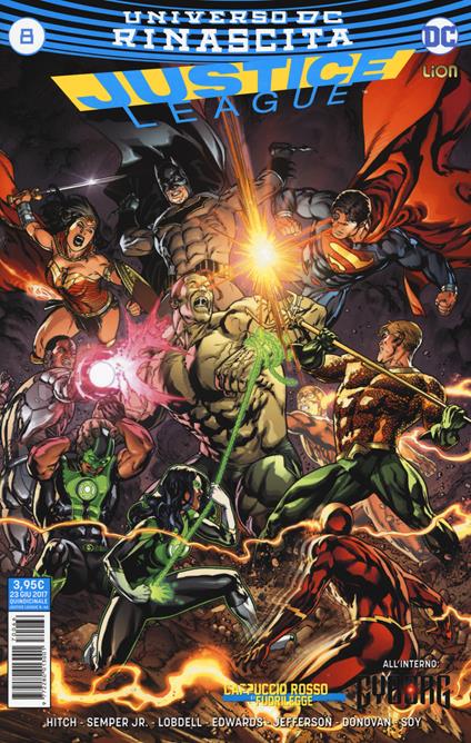 Rinascita. Justice League. Vol. 8 - copertina