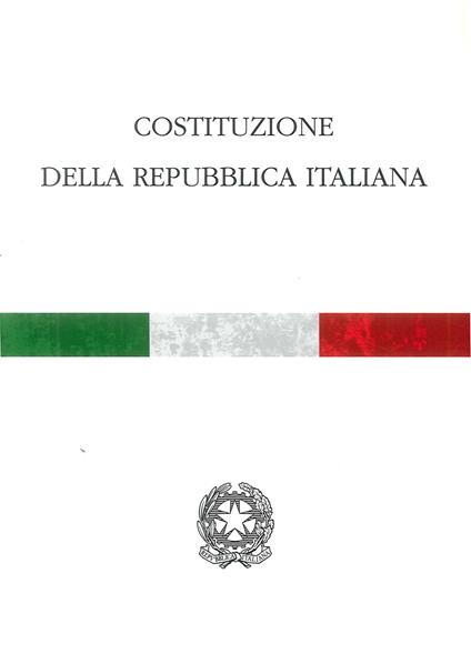 La Costituzione della Repubblica italiana - copertina