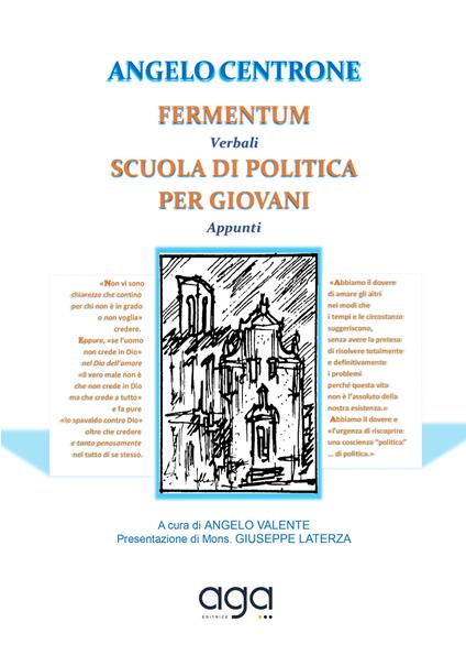 Fermentum. Verbali. Scuola di politica per giovani. Appunti - Angelo Centrone - copertina