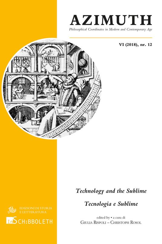 Azimuth. Vol. 12: Technology and the sublime-Tecnologia e sublime - copertina