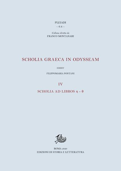 Scholia graeca in Odysseam. Vol. 4: Scholia ad libros ?-?. - copertina