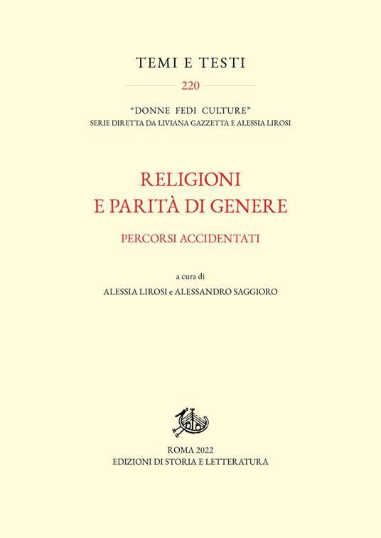 Religioni e parità di genere. Percorsi accidentati - copertina