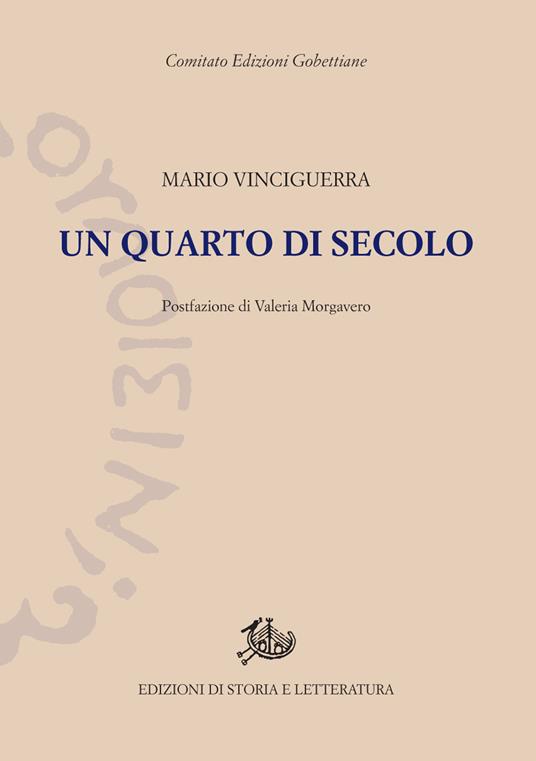 Un quarto di secolo. 1900-1925 - Mario Vinciguerra - copertina